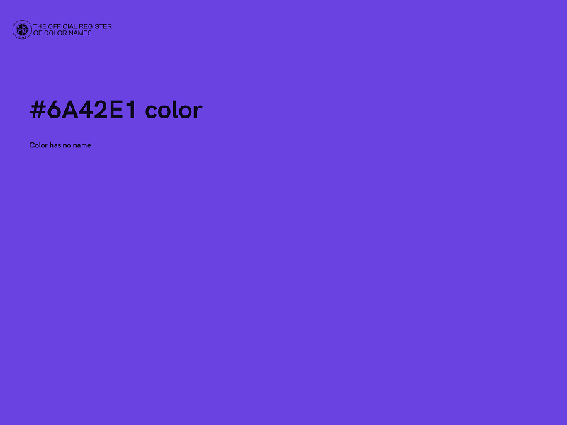 #6A42E1 color image