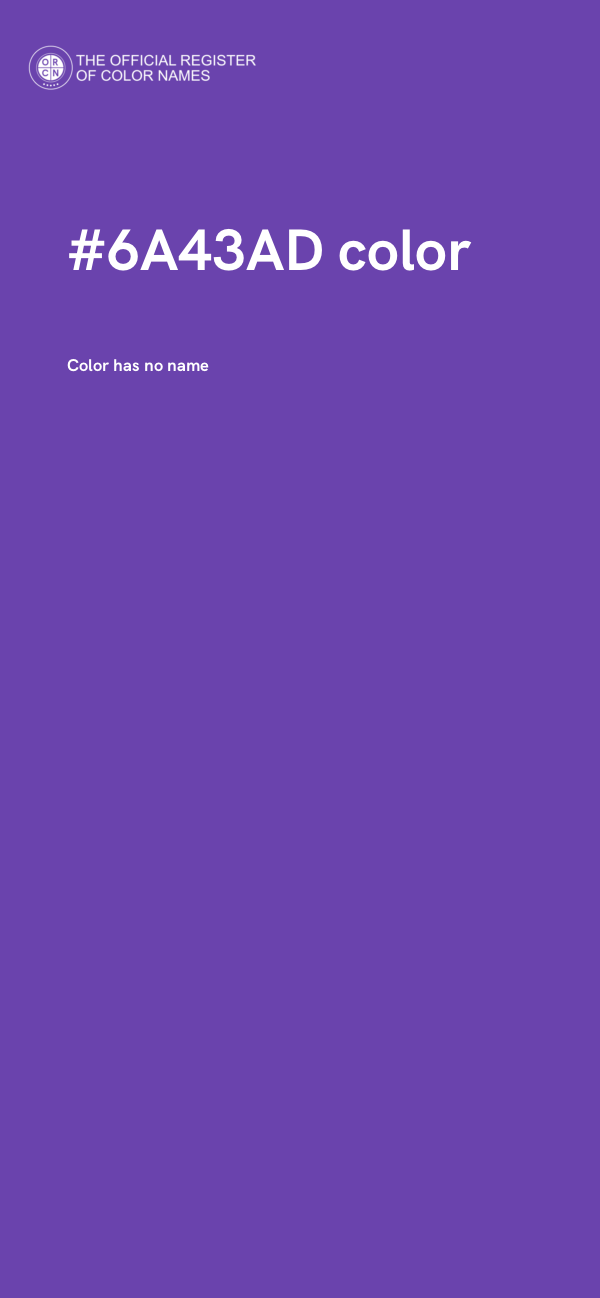 #6A43AD color image