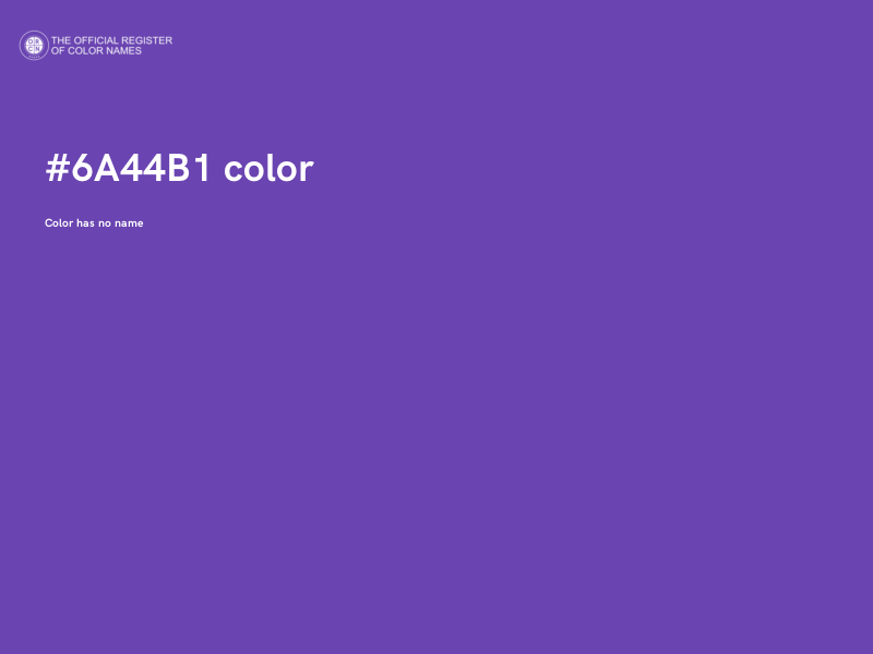 #6A44B1 color image