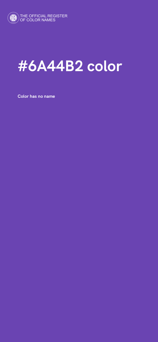 #6A44B2 color image