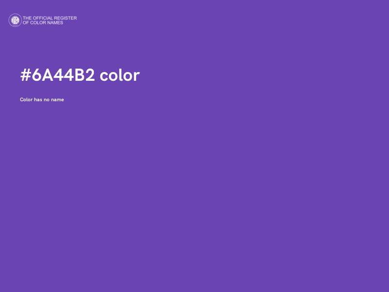 #6A44B2 color image