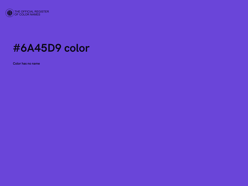 #6A45D9 color image