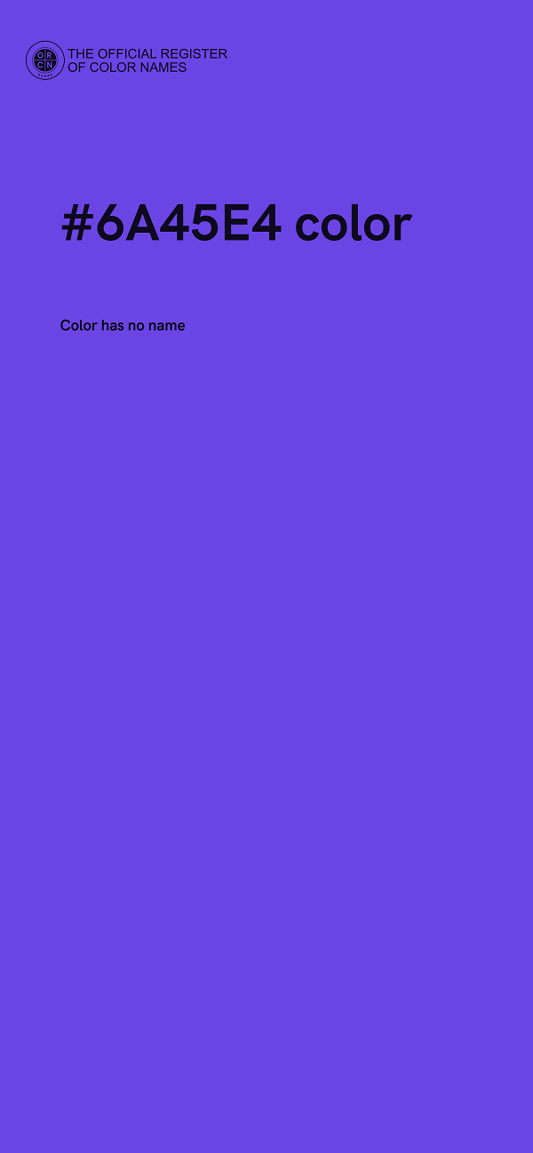 #6A45E4 color image