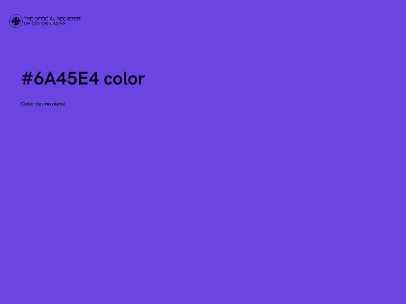 #6A45E4 color image