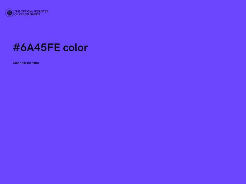 #6A45FE color image