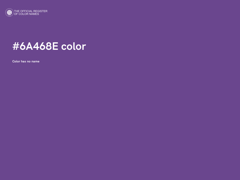 #6A468E color image