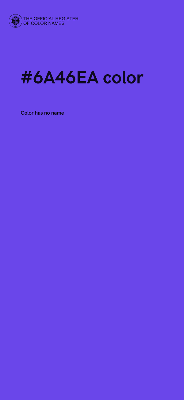 #6A46EA color image