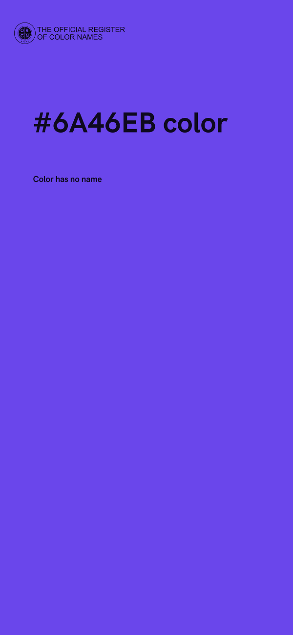 #6A46EB color image