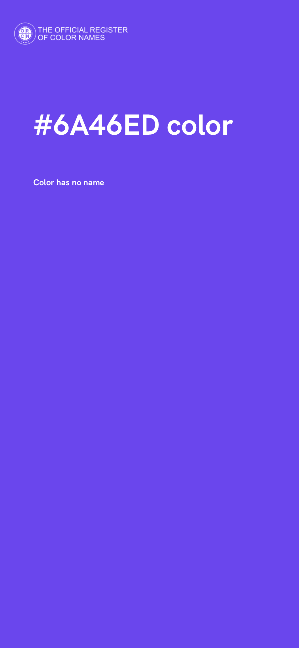 #6A46ED color image