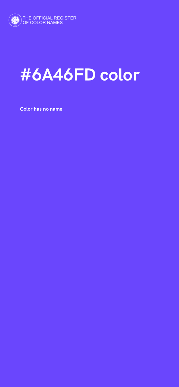 #6A46FD color image