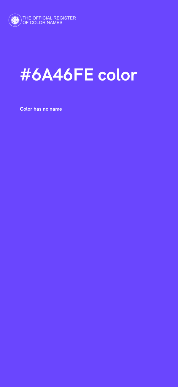 #6A46FE color image