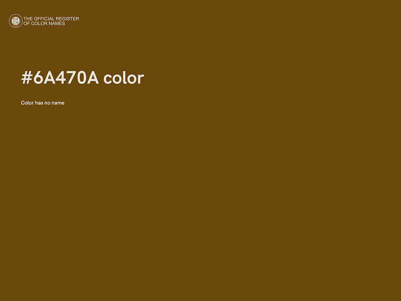 #6A470A color image