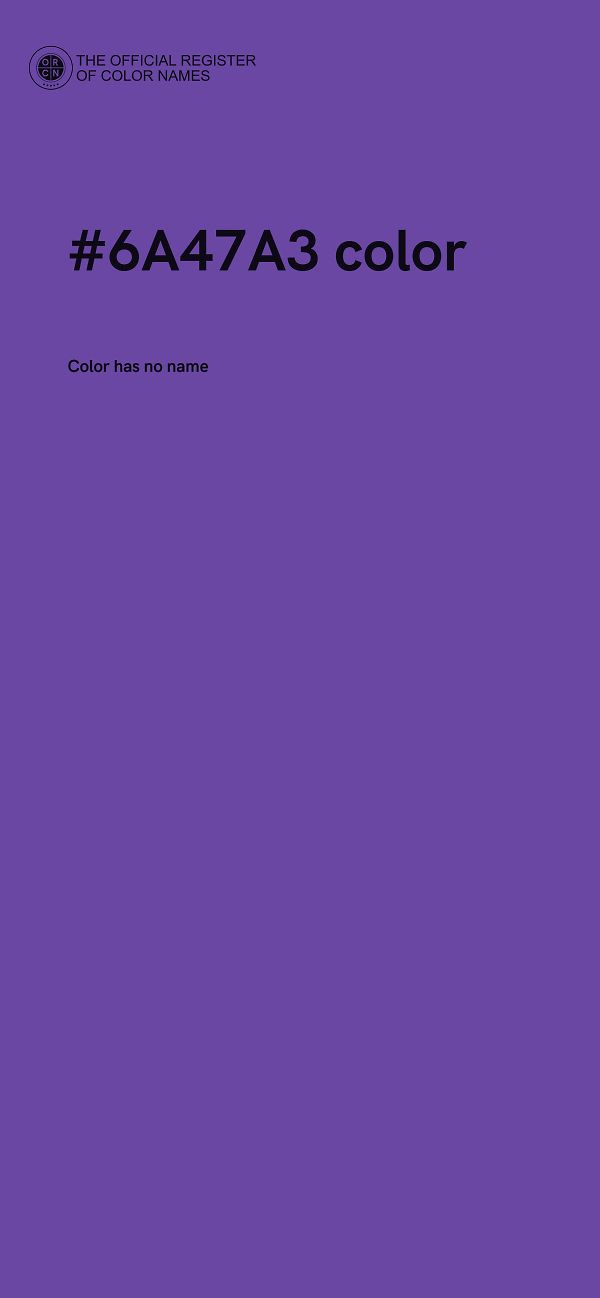 #6A47A3 color image