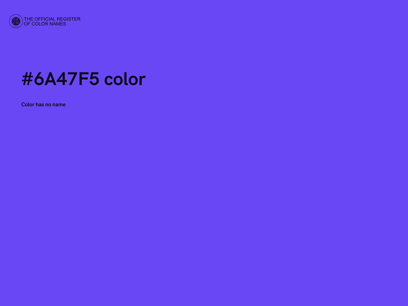 #6A47F5 color image