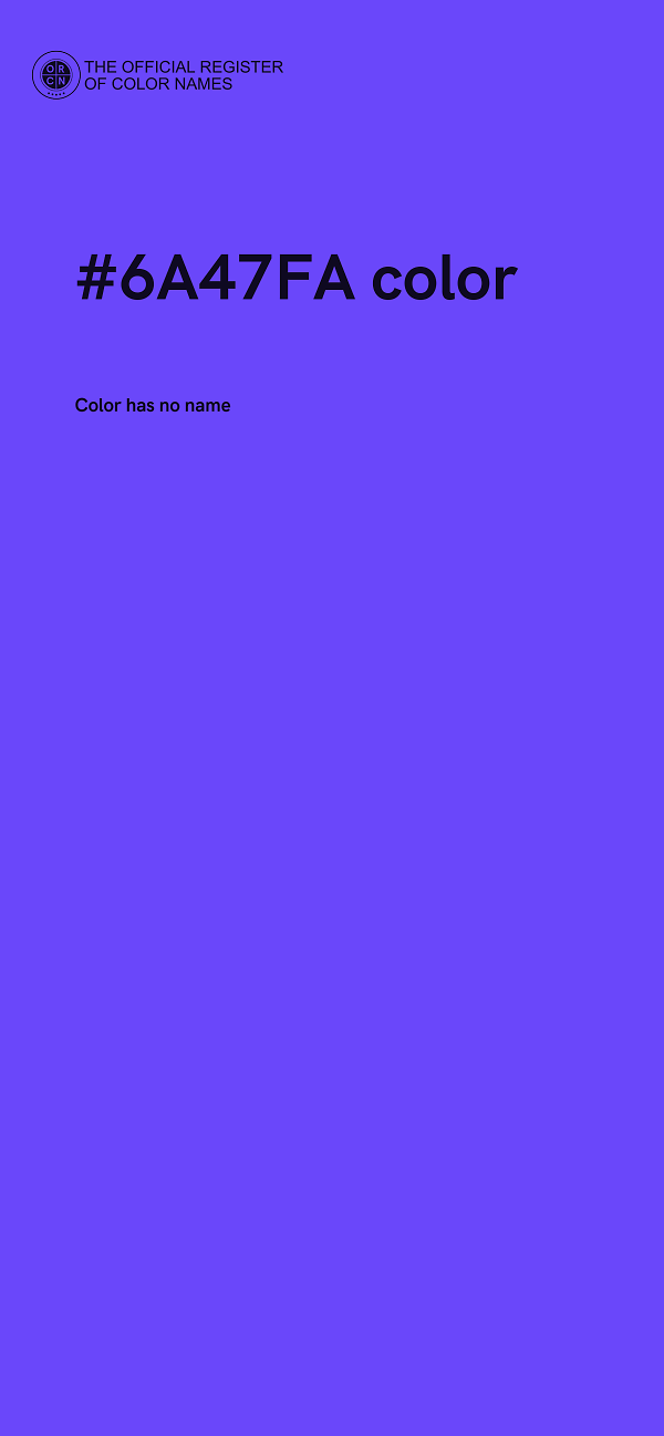 #6A47FA color image