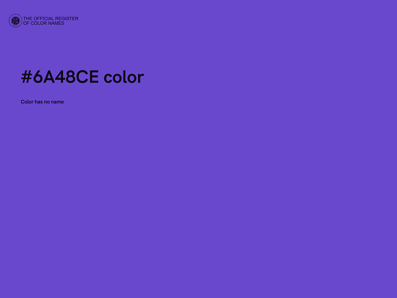 #6A48CE color image