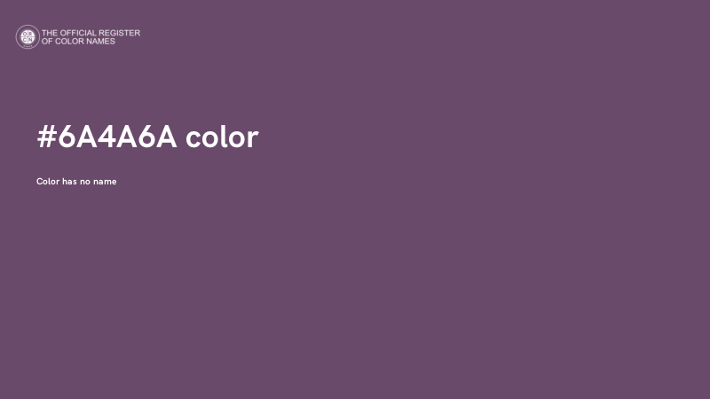 #6A4A6A color image