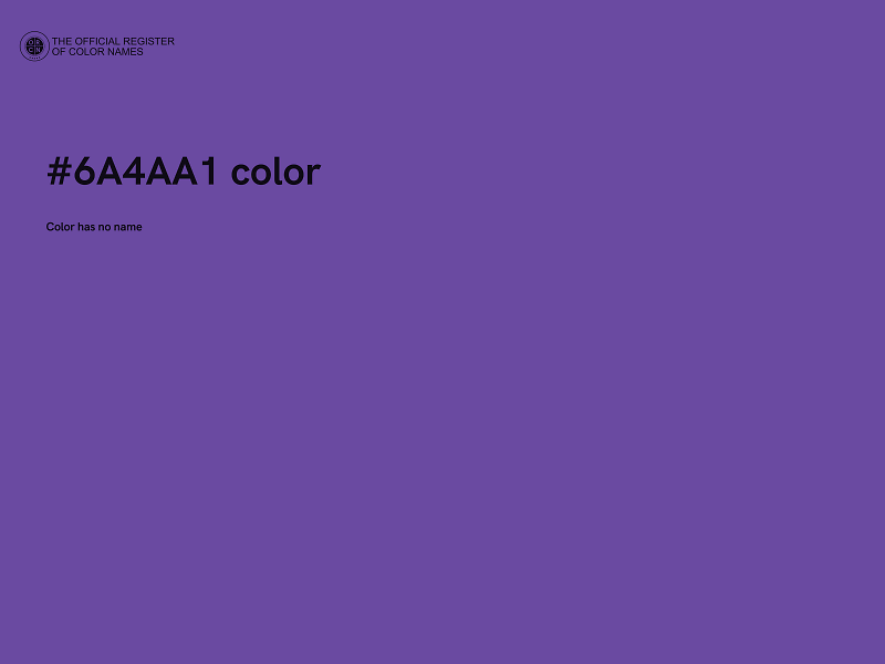 #6A4AA1 color image