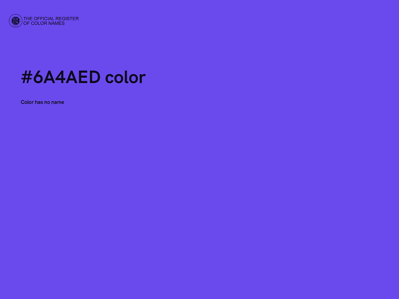 #6A4AED color image