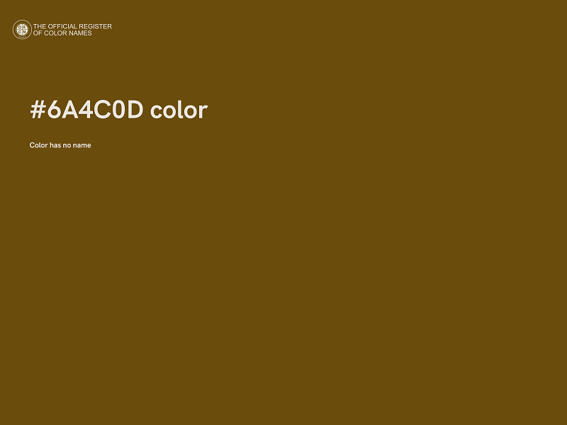 #6A4C0D color image