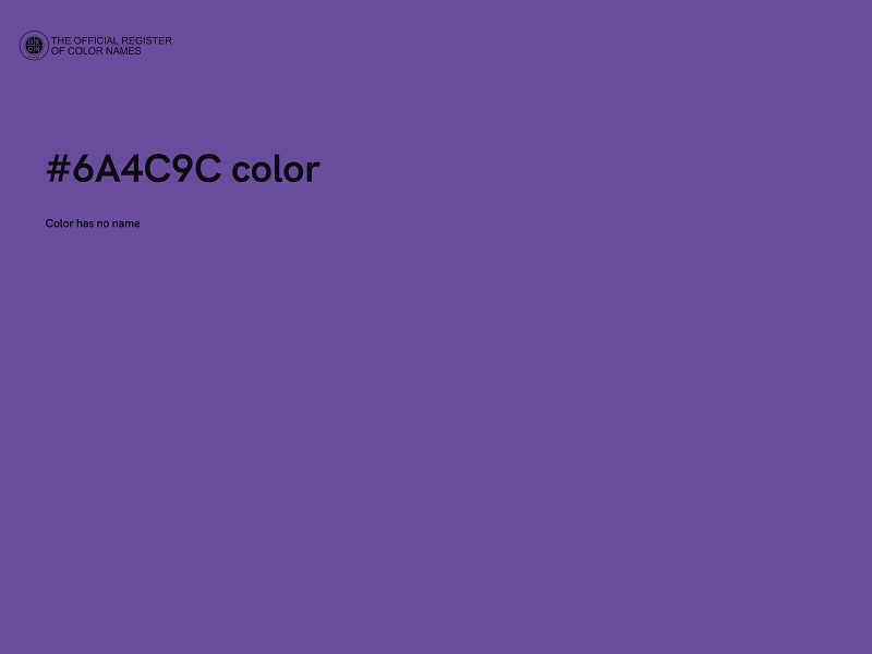 #6A4C9C color image
