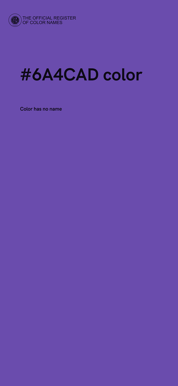 #6A4CAD color image