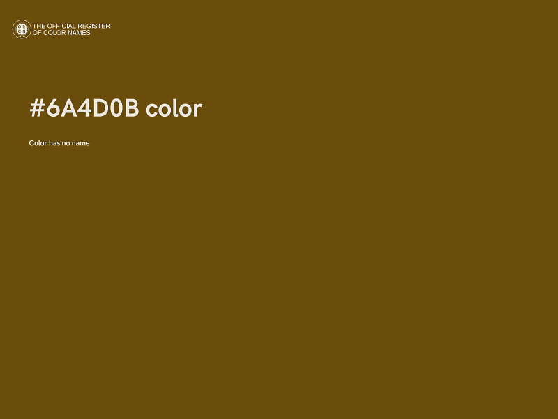 #6A4D0B color image