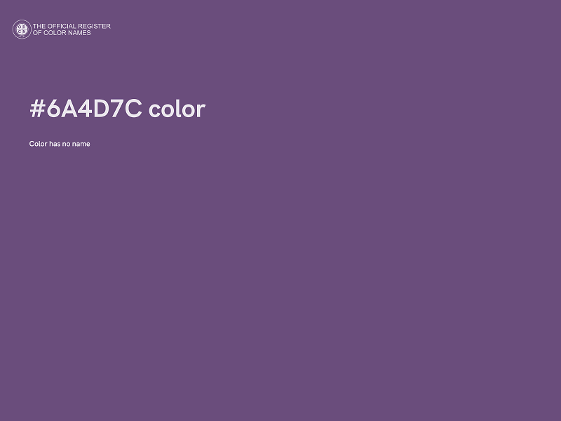 #6A4D7C color image