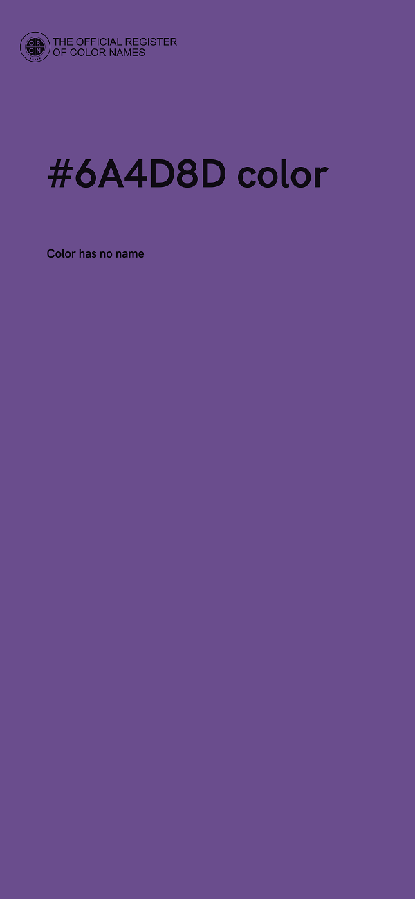 #6A4D8D color image