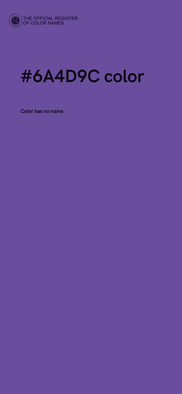 #6A4D9C color image