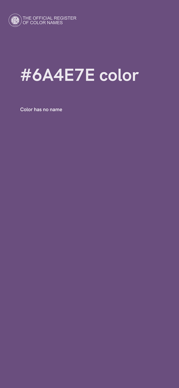 #6A4E7E color image