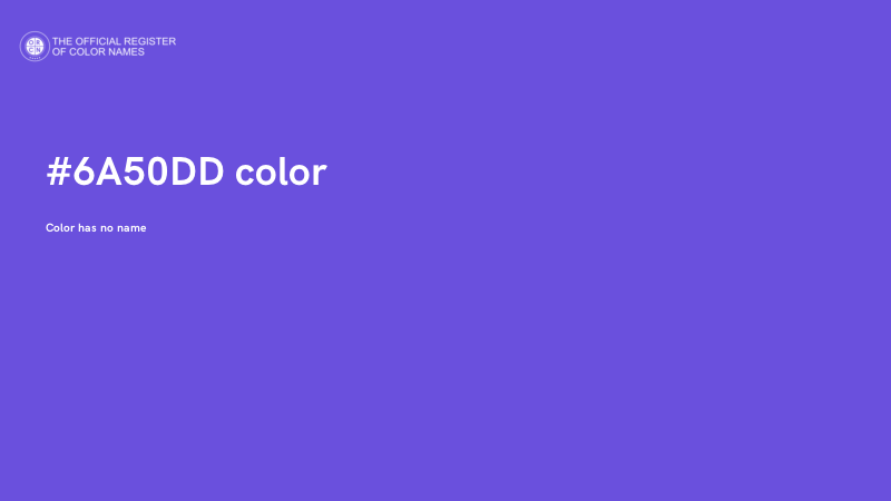 #6A50DD color image