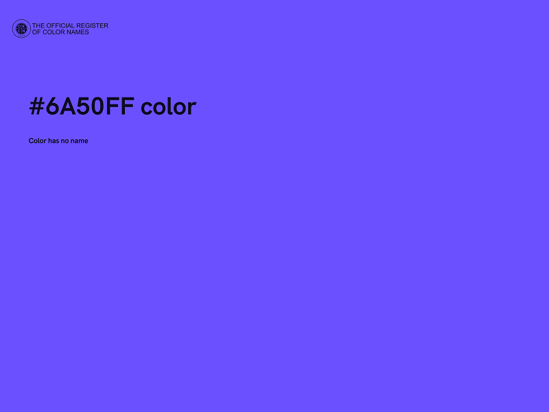 #6A50FF color image