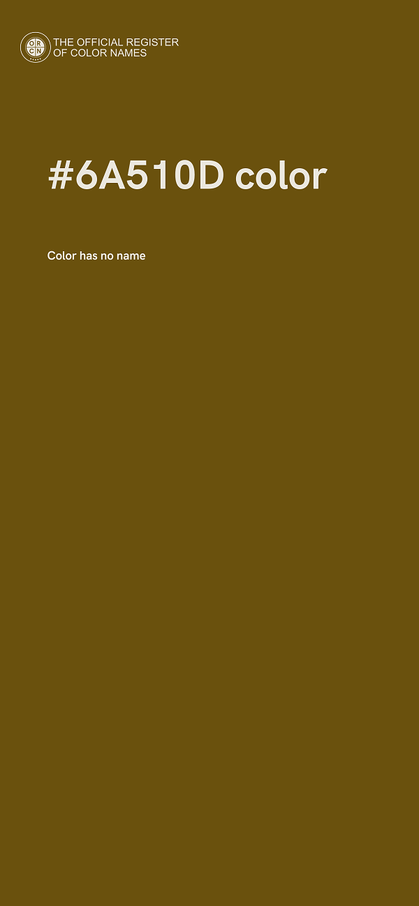 #6A510D color image