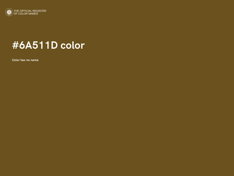 #6A511D color image