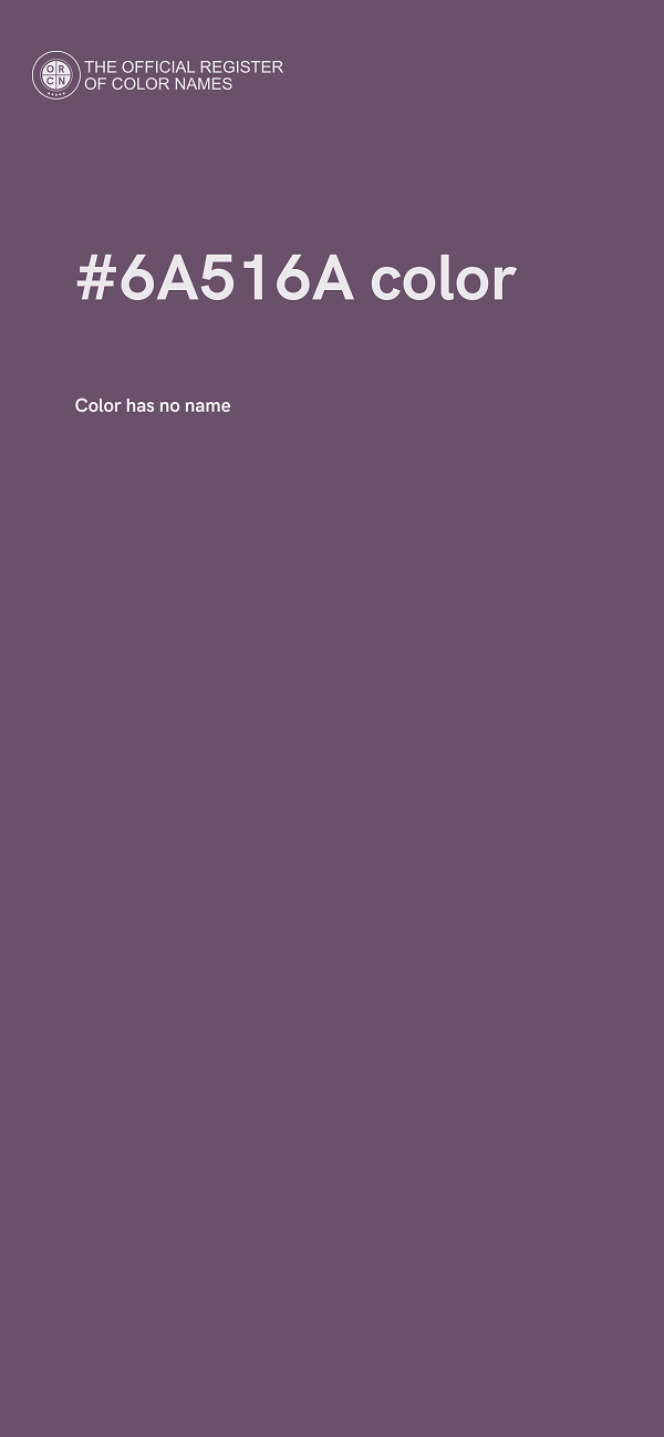 #6A516A color image