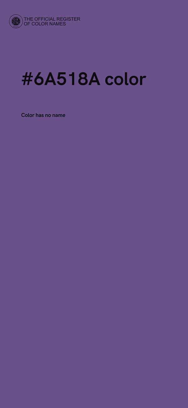 #6A518A color image