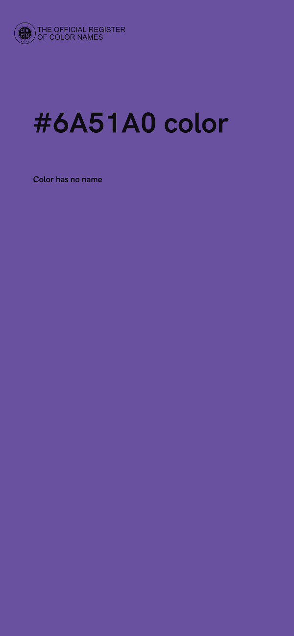 #6A51A0 color image