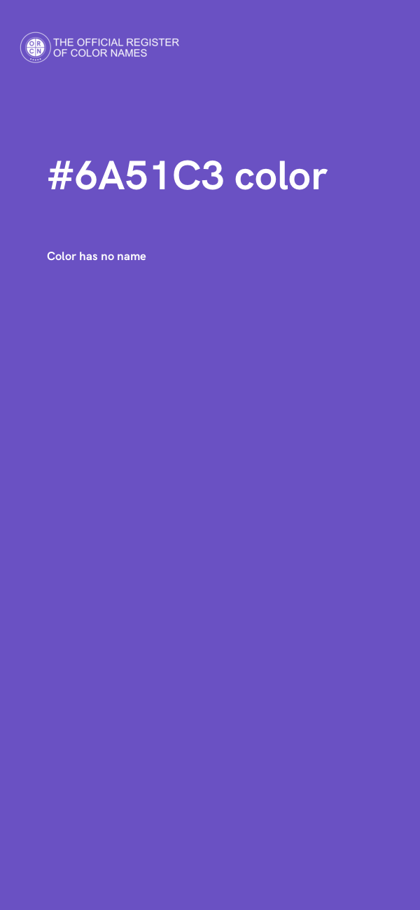 #6A51C3 color image