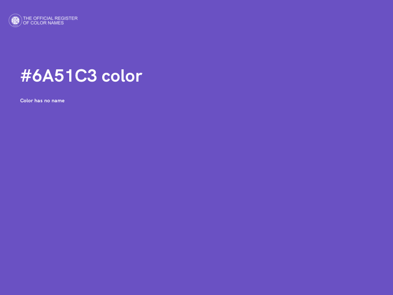 #6A51C3 color image