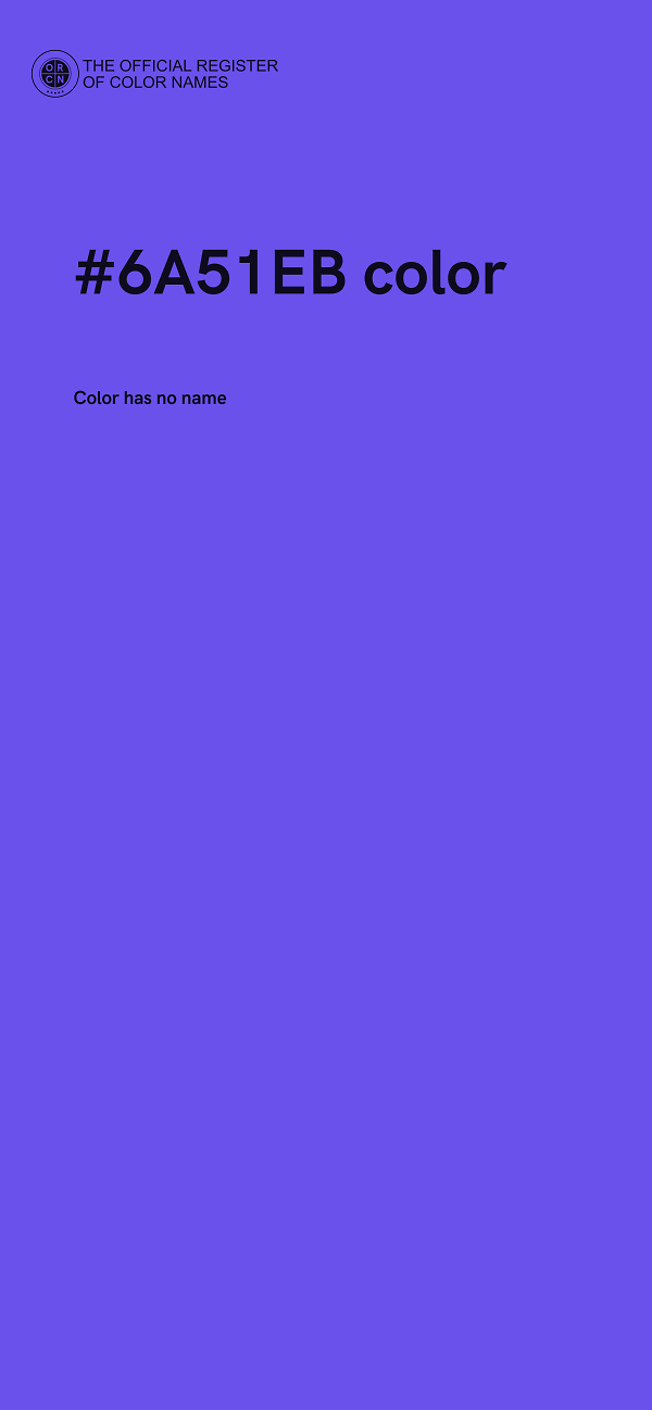#6A51EB color image
