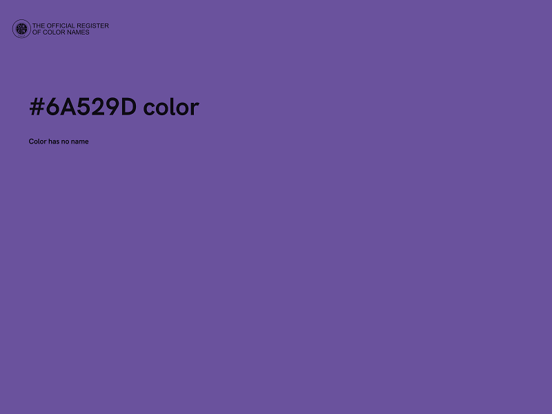 #6A529D color image