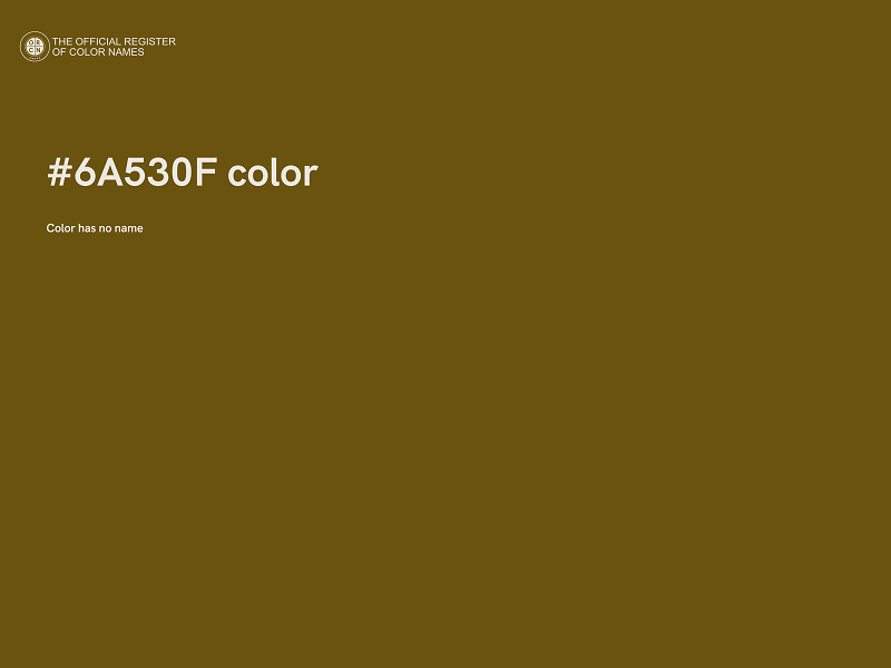 #6A530F color image