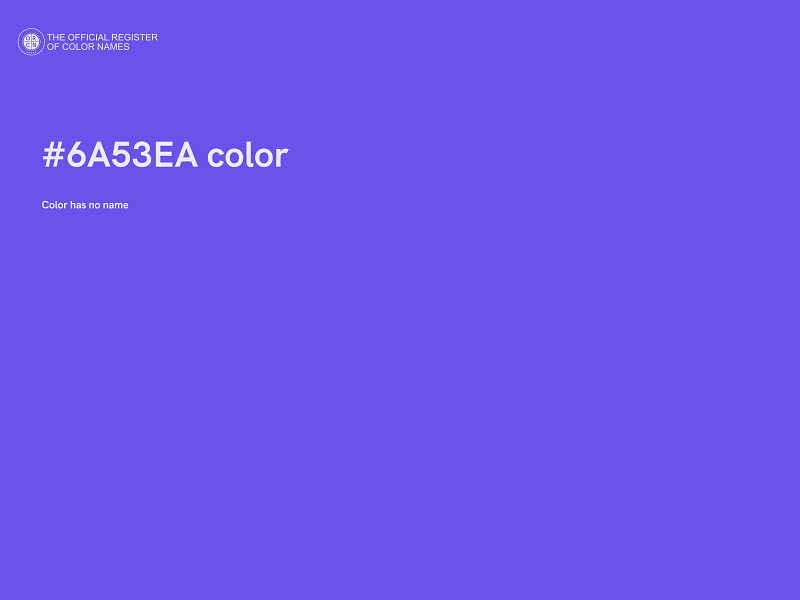 #6A53EA color image