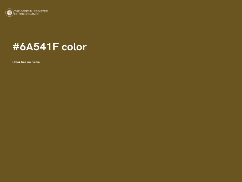 #6A541F color image
