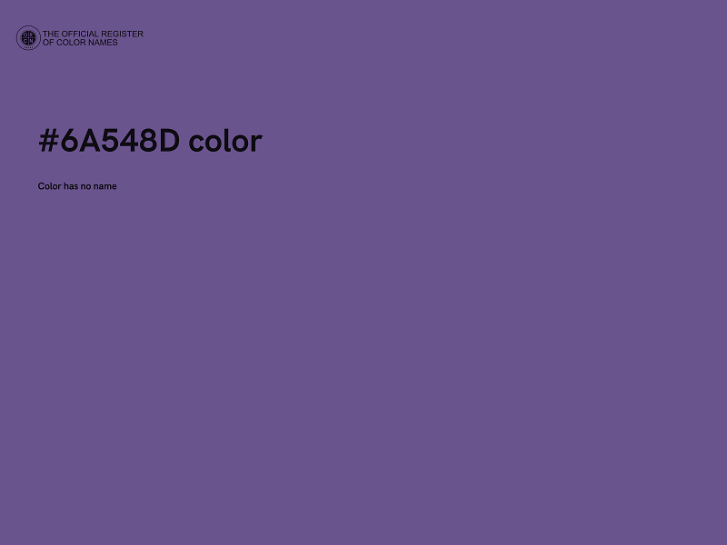 #6A548D color image