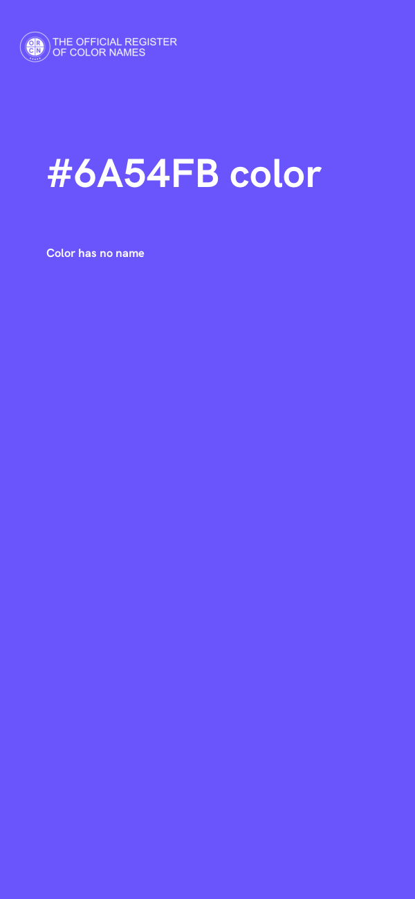 #6A54FB color image
