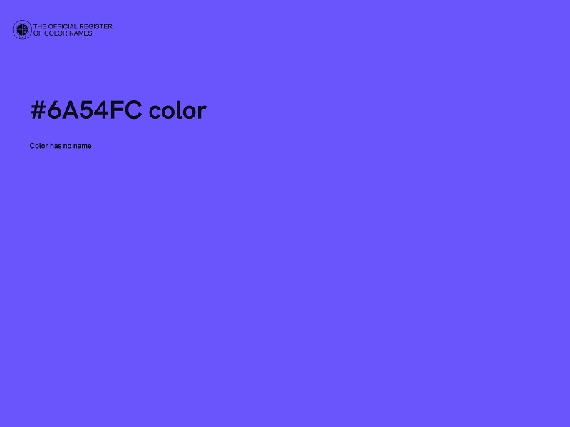 #6A54FC color image