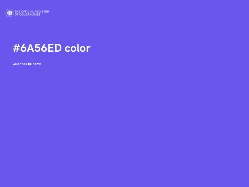 #6A56ED color image