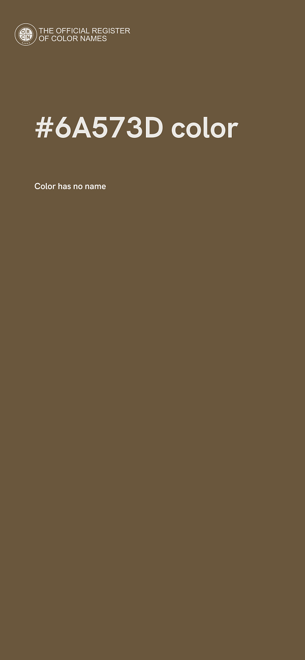 #6A573D color image